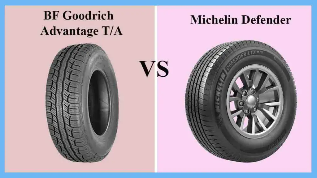 BFGoodrich Advantage Control and Michelin Defender